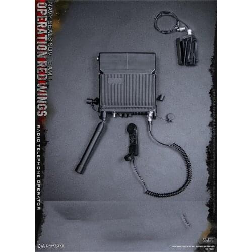 1/6th Communication Station Model DAM 78081 Navy Seals Operation Red Wings Radio Telephone Operator For Doll Scene Components