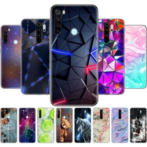 For xiaomi Redmi Note 8T Case Silicone Painting Soft TPU For xiaomi Redmi Note 8 Case Fundas Coque For Redmi NOTE 8 PRO Case