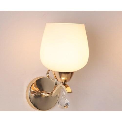 Modern Simple Fashion Led Wall Lamp Mirror Headlight Bedroom Study Bedside Mirror Headlight Single Head Wall Lights