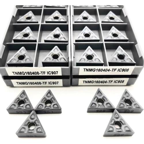 TNMG160408 TF IC907 external turning tool carbide turning insert TNMG 160404 milling cutter lathe tool turning insert IC908