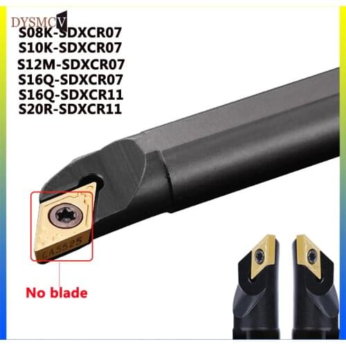 1PC S12M SDXCR07Internal Turning Tools Cutting Bar Lathe Cutter Wholesale S20R SDXCR11 Carbide inserts CNC Holder Inner Too
