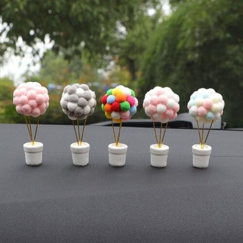 Car Decoration Balloon Ornaments Dashboard Toys Windowsill Desk Office Interior Supplies Girls WomenBirthday Gift