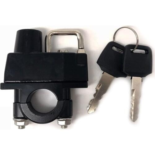 Universal Motorbike/sports bicycle / exercise bicycle Helmet Lock FOR 22MM 7/8 Riser handlebar