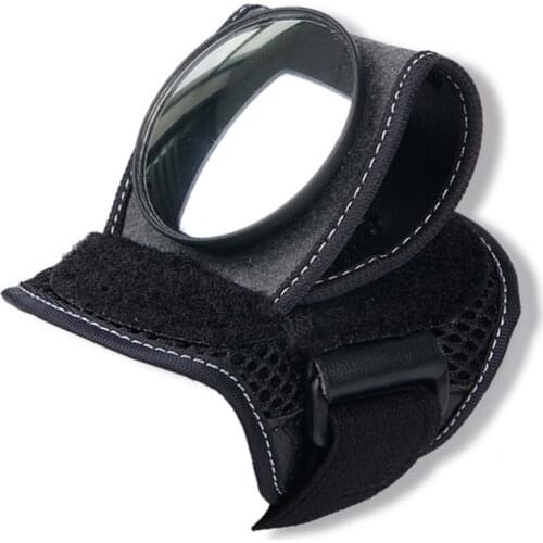 Bike Mirror Bike Rearview Mirror With Wide-Angle Cycling Rear View Mirror Wrist Guards Bicycle Mirror Rearview Mirror