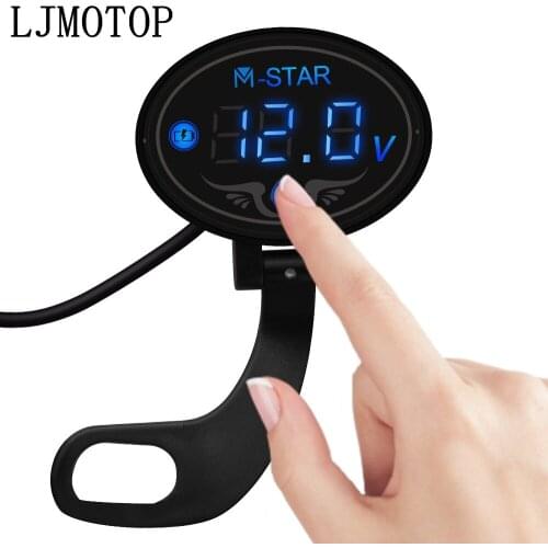 Super Waterproof Digital Panel Voltmeter Meter Tester Led Display For BMW R1200R R1200RT /SE R1200S R1200ST S1000R S1000RR