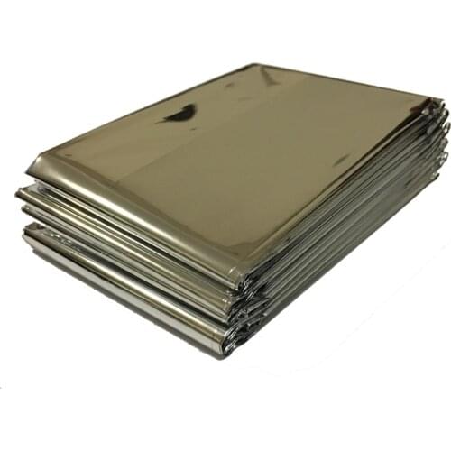 210*130CM 1piece Silver Climbing Outdoor Survival Kits Rescue Equipment Emergency Survival Tool Hunting Emergency Blanket