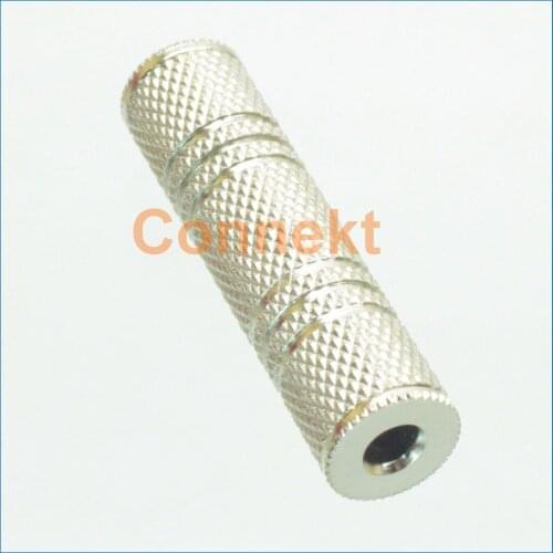 25pcs 3.5mm 1/8" Stereo Female jack TRS Audio Adapter Connector Coupler Extension