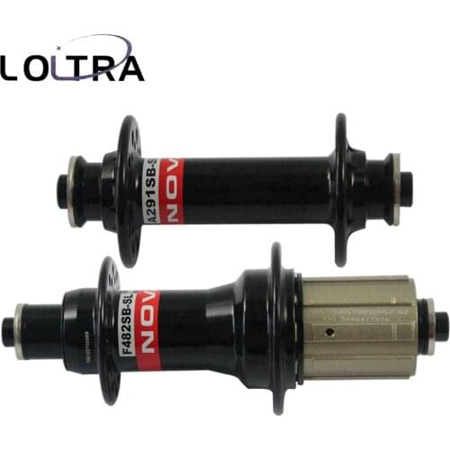 285g/set NOVATEC A291SB-SL/F482SB-SL hub 9/10/11 speed 20/24 Holes include skewer black or red color