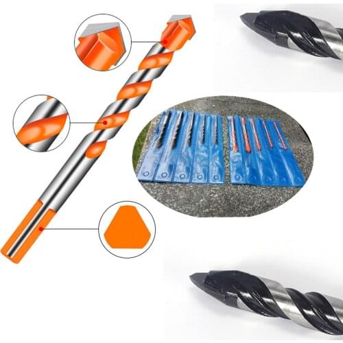 5pcs/bag High quality Multi-functional glass Drill Bit Set for Tile Concrete Brick Glass Plastic Wood Stone