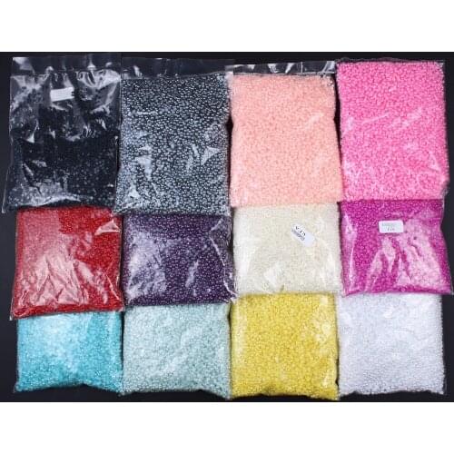 Finger Angel 3mm 10000pcs 12 Different Colors Nail Decoration Pearls Beads Nail Art Decoration Half Pearls Round Shape