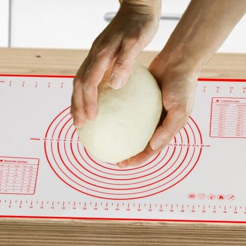 Non-Stick Pastry Pad Sheet Silicone Kitchen Cooking Gadgets Large Size Baking Mat Pizza Dough Rolling Mats Kneading Dough Mat