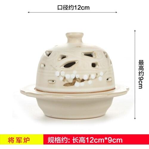 Tea incense altar ornaments fragrant aroma ceramic furnace Buddhist supplies