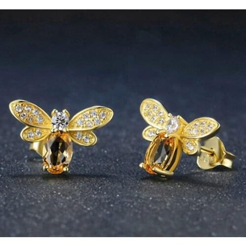 EFERO Women's Gold Earrings