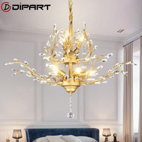 Modern Luxury crystal Led Crystal Chandelier Lighting Ceiling Chandeliers Light Lamparas De Techo Hanglamp Suspension Luminaire