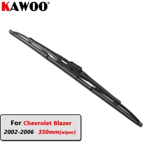 KAWOO Car Rear Wiper Blade Blades Back Window Wipers Arm For Chevrolet Blazer (2002-2006) 350mm Auto Windscreen Blade Styling
