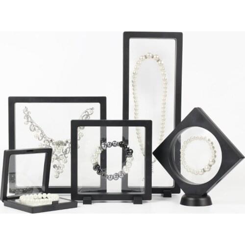 10piece Transparent PE film display collect box for jewelry necklace/bracelet/ring/earrings package FPPJ wholesale