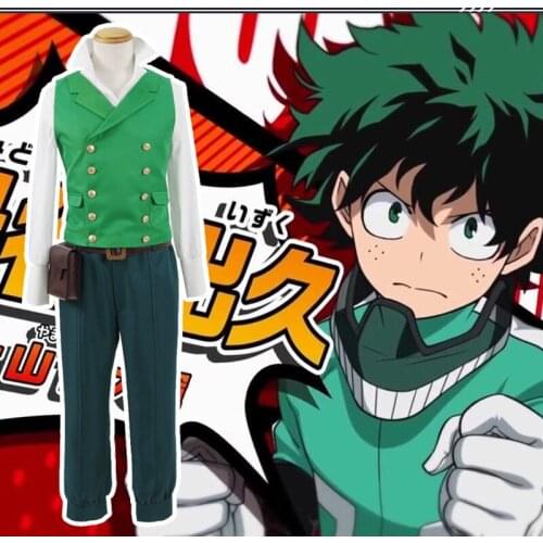 Cosplaydiy Custom Made My Hero Academia 2 Boku no Hero Akademia Izuku Midoriya Cosplay Costume Deku Fighting Suit L320