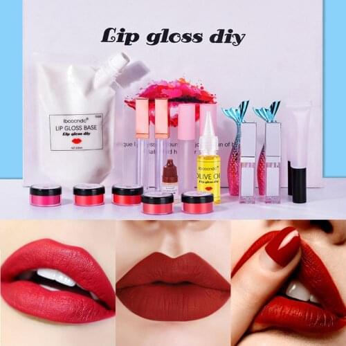 Matte / Moisturizing Clear Lip Base Oil Non-Stick DIY Lipstick Material Gel for Lip Gloss Base Handmade Liquid Lipstick Makeup