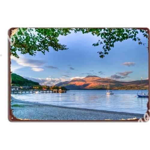 Luss Loch Lomond Metal Signs Wall pub Home Wall Decor Customize Tin sign Posters
