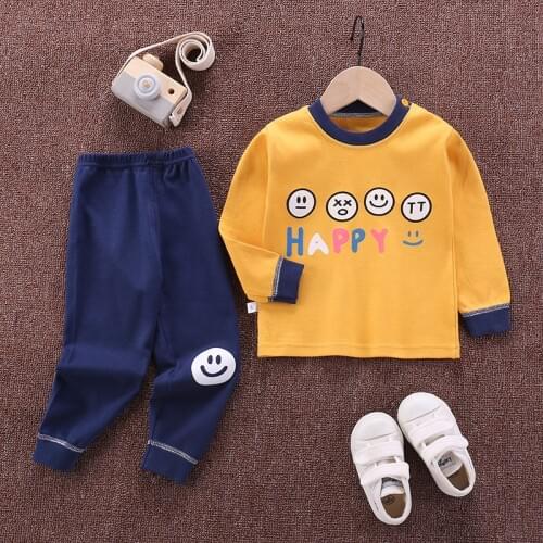 Spring Infant Baby Boys Girls Clothes Sets Outfits Cotton Animal Sports Suit for Newborn Baby Boys Girls Clothing Pajamas Sets