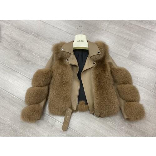 Женские натуральные дубленки QUEENAWEET China At AliExpress