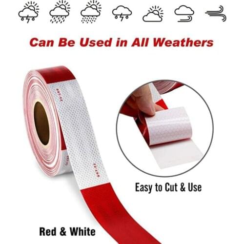 DOT-C2 Reflective Tape Roll Adhesive Sticker For Trucks