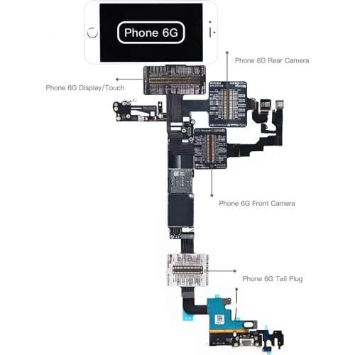 QIANLI iBridge Test Cable Mainboard FPC Voltage Diagnostics Rear Front Camera Repair for iPhone 6/6P/6S/6SP/7/7P/8/8P/8G/X