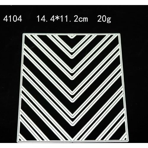 Cutting Dies Of Polygon Border Round Shirt Strip Rectangular Box Decor Scrapbooking Paper DIY Mold Handbook Postcard Album