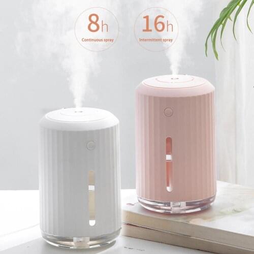 320ML Ultrasonic Mini Air Humidifier Aroma Essential Oil Diffuser for Home Car USB Fogger Anion Mist Maker with LED Night Lamp