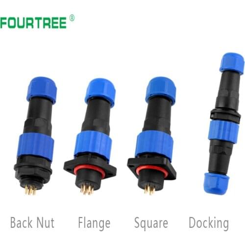 Waterproof Connector IP68 SD16 2 3 4 5 6 7 9pin Wire Cable Lug Plug & Socket Male and Female Aviation Connecting