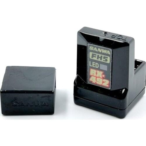 SANWA RX-492 Waterproof High Voltage Receiver Compatible With M17 Remote Control For 1:10/1:12 Electric Rc Car Accessories