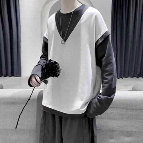 Japanese Soft Girl Short-sleeved Gothic Tshirt Women Clothing Female Retro Cartoon Girl Print College Loose White T-shirt