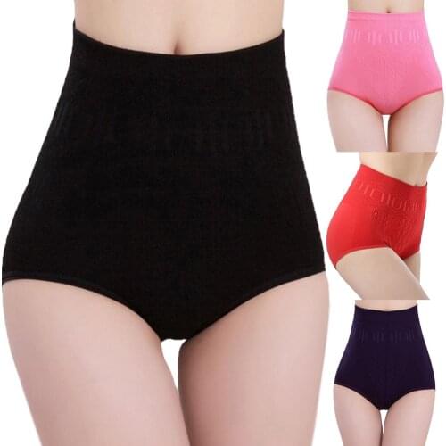 Women Solid Color Seamless High Waist Shapewear Tummy Control Corset Briefs High Waist Panty Body Shaper Bodysuit