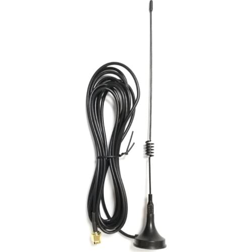 1PC 315Mhz 5dbi high gain wireless module sucker antenna 3m cable with SMA male GSM Aerial