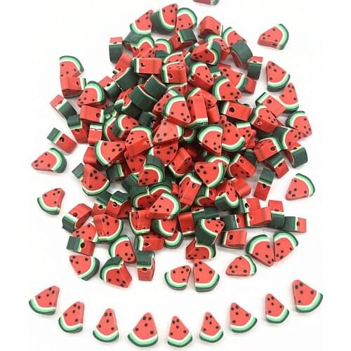 30pcs10mm Yellow Smiley Face Beads Polymer Clay Spacer Loose Beads for Jewelry Making DIY Bracelet Accessories #03