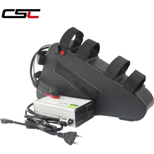US EU No customs fees Triangle Case 48V 20AH Electric Bike Battery 52V 17.5Ah eBike Lithium ion Battery with 2A Fast Charger