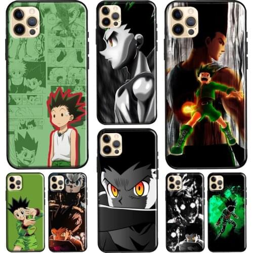 Gon Freecss Hunter x Hunter Silicone Case For iPhone XR X XS Max 5S 6S 7 8 Plus SE 2020 11 12 Pro Max Phone Cover
