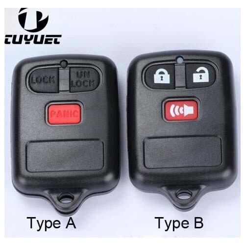 Uncut Remote Key Shell 3 Buttons Car Key Blanks Case for BYD F3 F3R Replacement