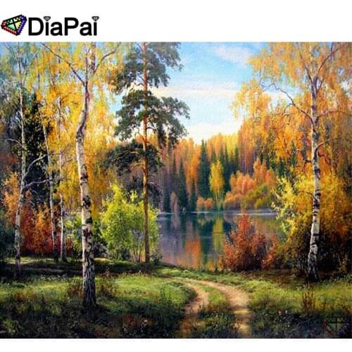 DIAPAI 5D DIY Diamond Painting 100% Full Square/Round Drill "beautiful scenery" Diamond Embroidery Cross Stitch 3D Decor A22861