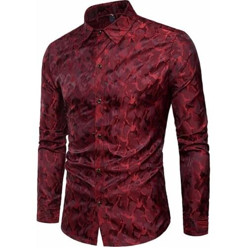 Eillysevens Men's Tuxedo Shirts