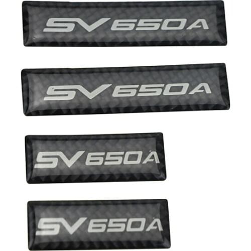 KODASKIN Motorcycle 3D Raise Real Carbon Stickers Emblem Decals for Motorbike PGO SUZUKI SV650A