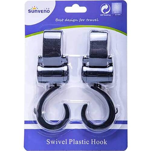 New Season Reversible Hooded Stroller Hook-Baby Stroller Hanger Bracket 2 pcs/baby strap 360 degree baby car chair accessory