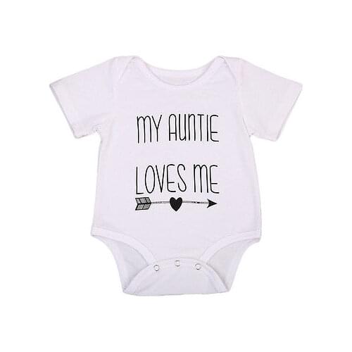 Summer Baby Boy Girls Casual Clothing Short Sleeve Bodysuit Jumpsuit Cotton Baby Clothes Outfits