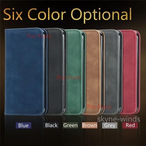 For Umidigi A7s A9 Pro skin feel magnetic leather case flip wallet stand phone holder cover for Umidigi A 7s 9 Pro coque fundas
