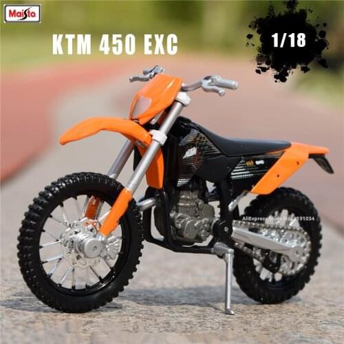 Maisto 1:18 Hot New Product KTM 450 EXC RC 390 690 DUKE original authorized simulation alloy motorcycle model toy car Collecting