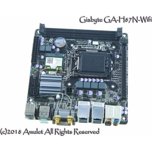 MINI-ITX 17*17 HTPC For Gigabyte GA-H87N-WIFI Used Motherboard H87N-WIFI H87 Socket LGA 1150 DDR3 USB3.0 SATA3.0