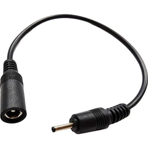 NCHTEK DC 2.5x0.7mm Male to 5.5*2.1mm Female Plug Power Adapter Connector Cable About 28CM/Free shipping/30PCS