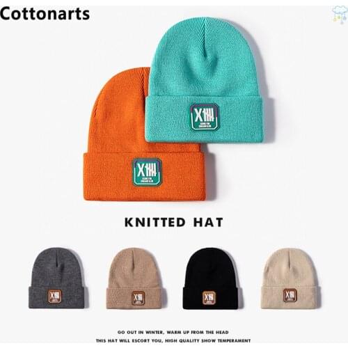 New Winter Hats Ashion Beanies Knitted for Women Men Female Warm Solid Cool Baggy Melon Cap Bonnet Casual Cap Gorros De Invierno