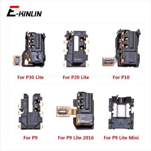 Ear Earphone Port Connector Headphone Jack Audio Flex For HuaWei P30 P20 P10 P9 Lite Mini 2016 Repair Parts