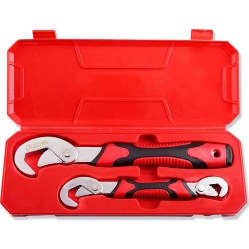 Universal Adjustable wrench, movable plate pipe wrench tool, wrench ratchet torque wrench set, multi-function car repair tool